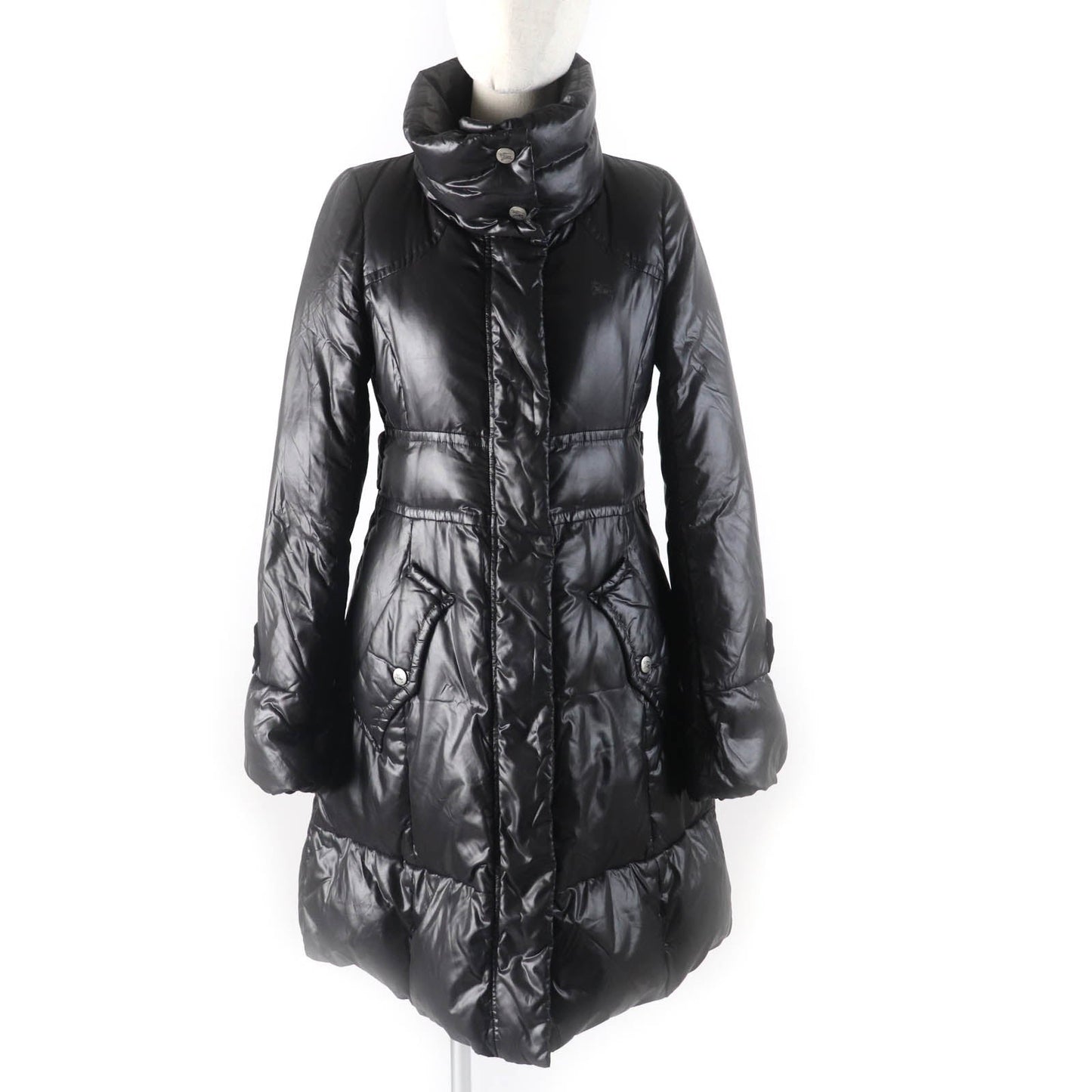 Burberry Nylon Down Coat Black Women