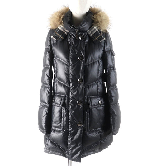 Burberry Women's Down Coat with Fur Hood