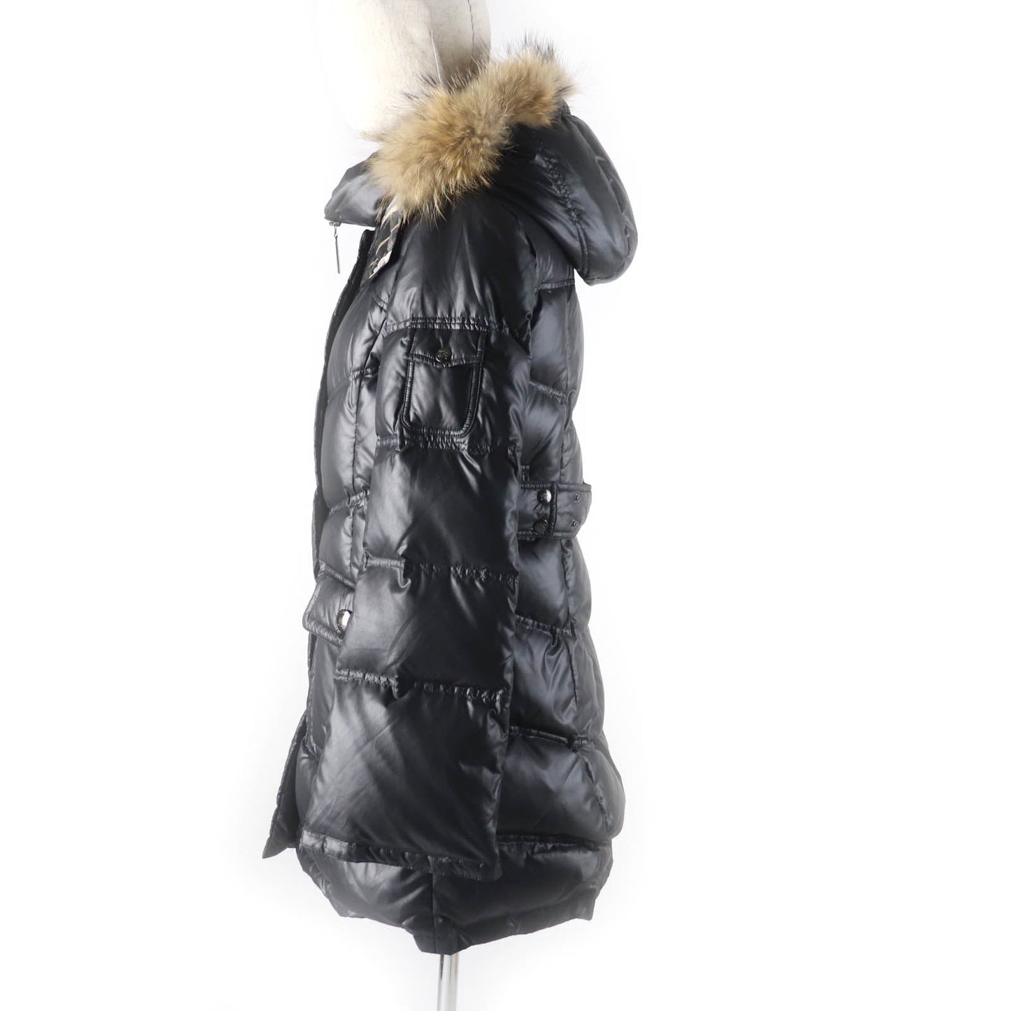 Burberry Women's Down Coat with Fur Hood