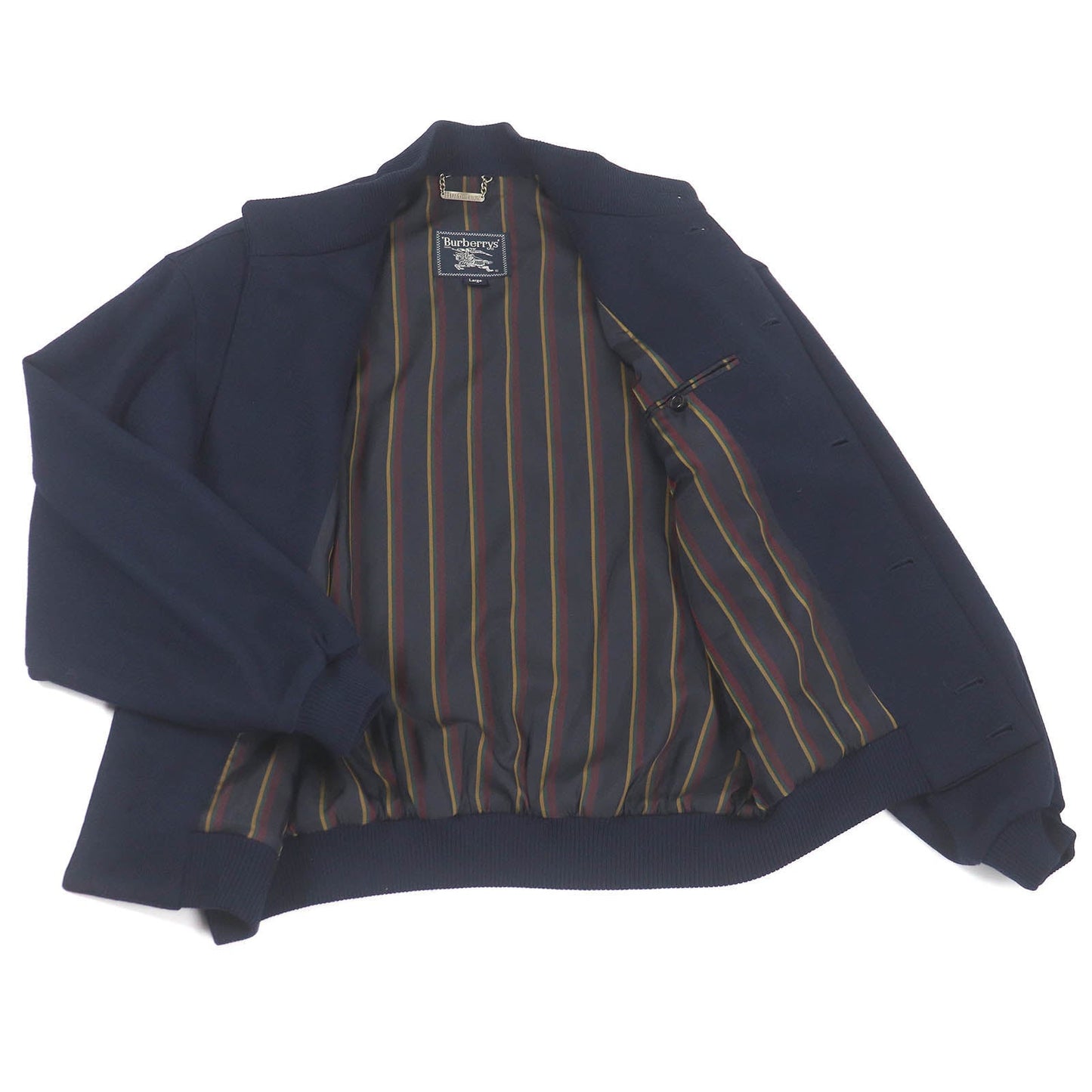 Burberry Vintage Wool Blouson Navy L