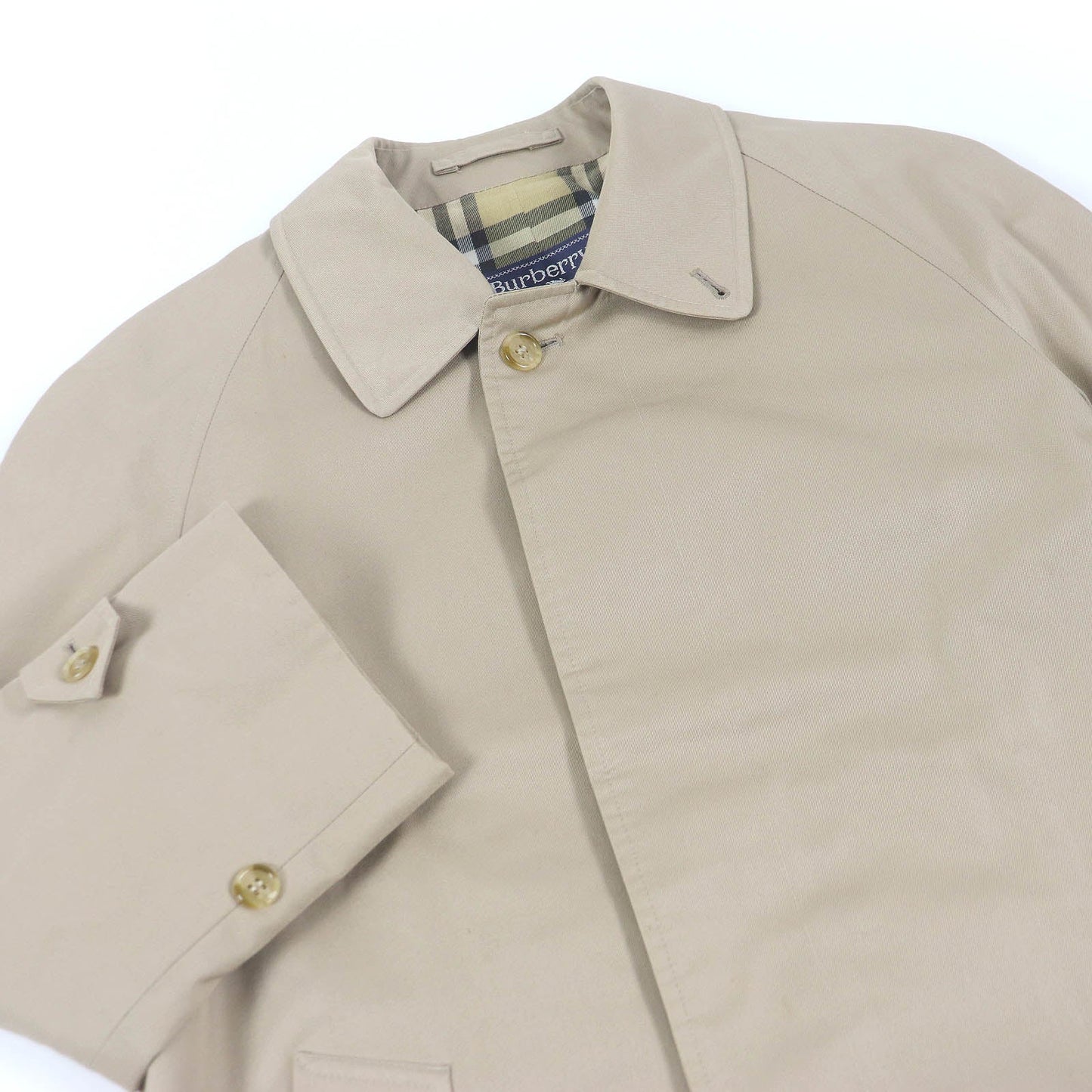 Burberry Vintage Nova Check Fly Front Coat
