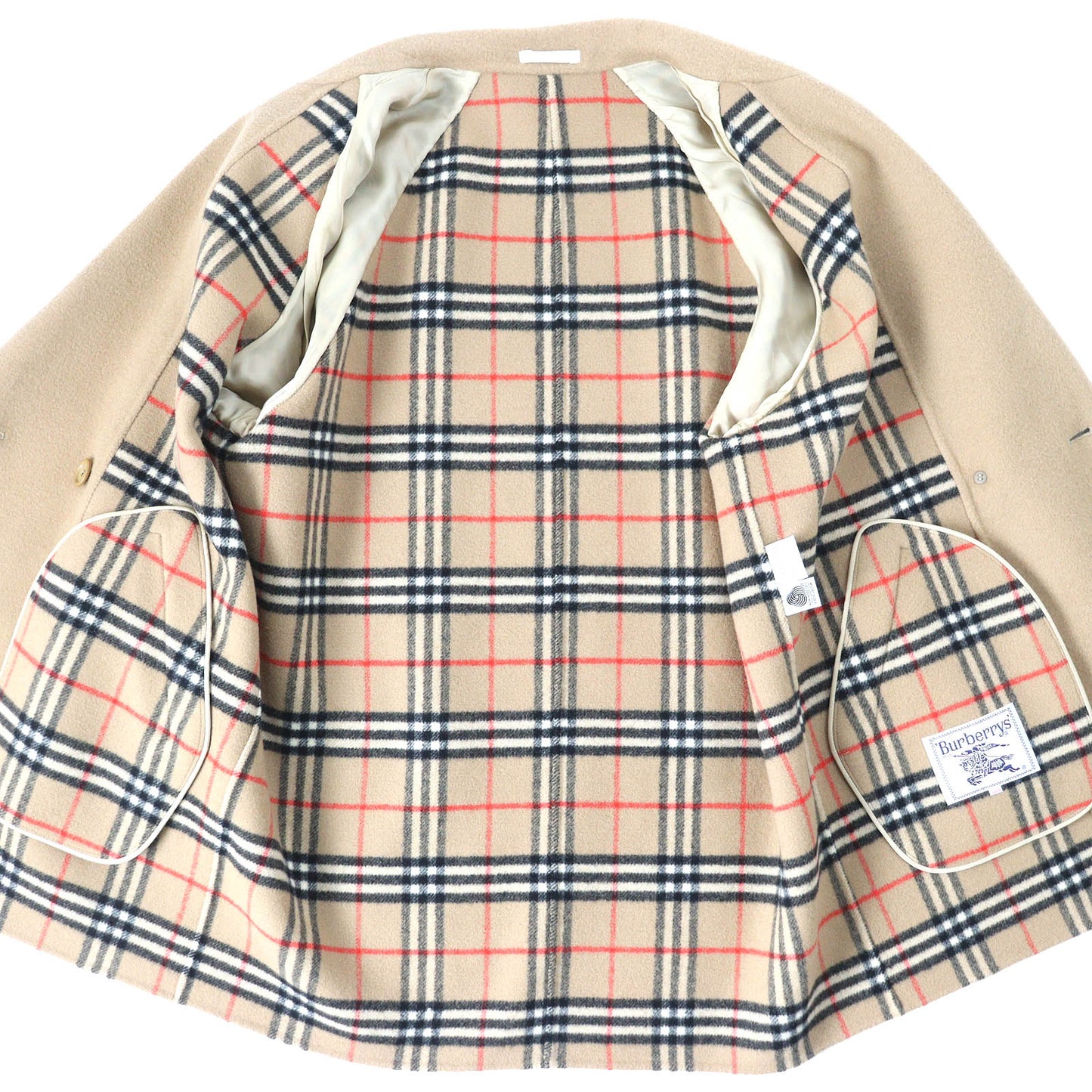 Burberry Vintage Wool Double-Breasted Coat Women