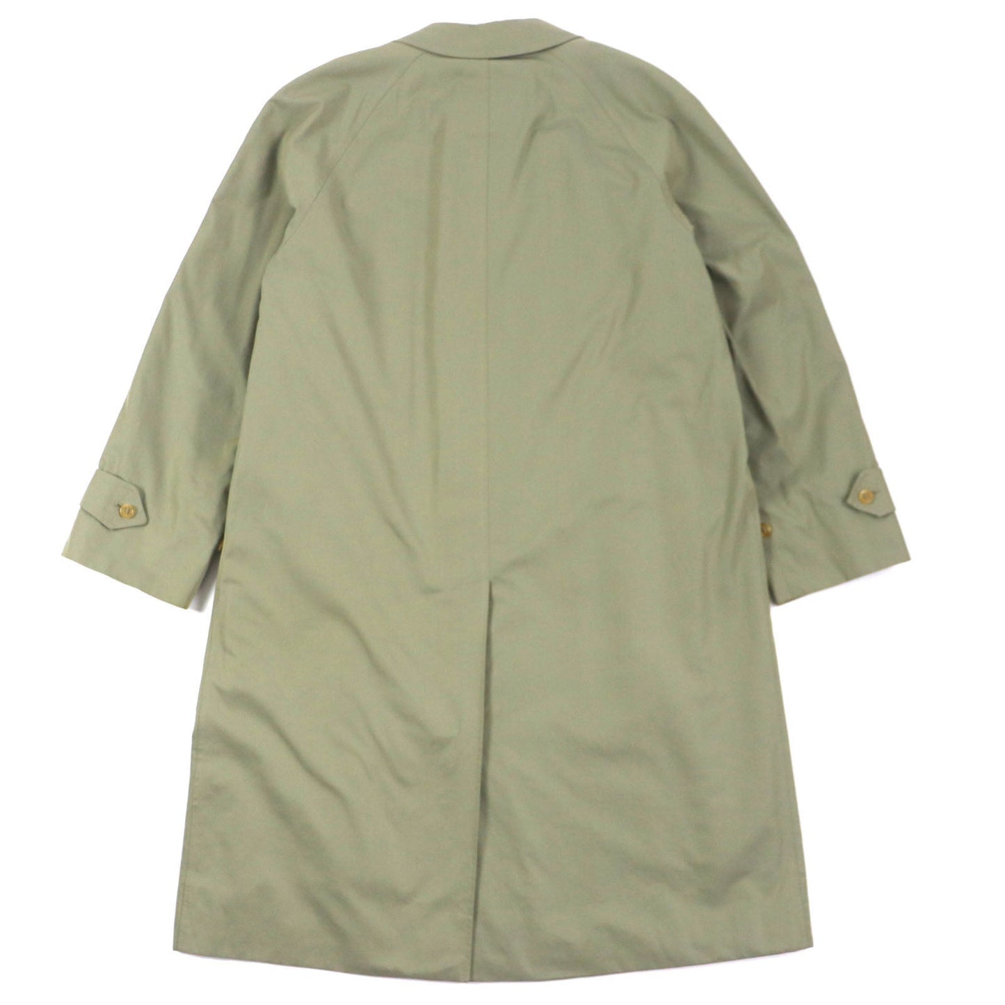 Burberry Vintage Khaki Coat L Cotton Liner