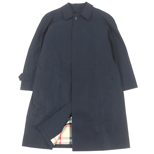 Burberry Cotton Nova Check Coat Dark Navy