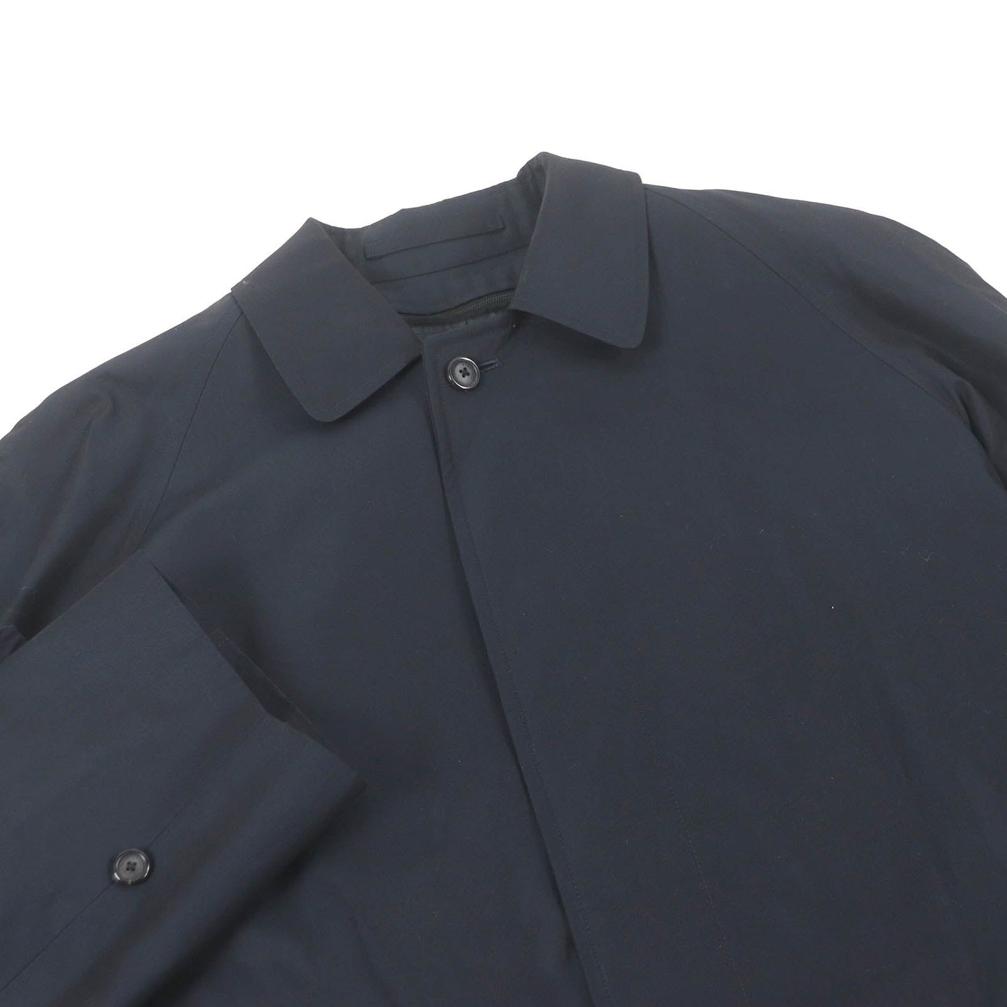 Burberry Cotton Nova Check Coat Dark Navy
