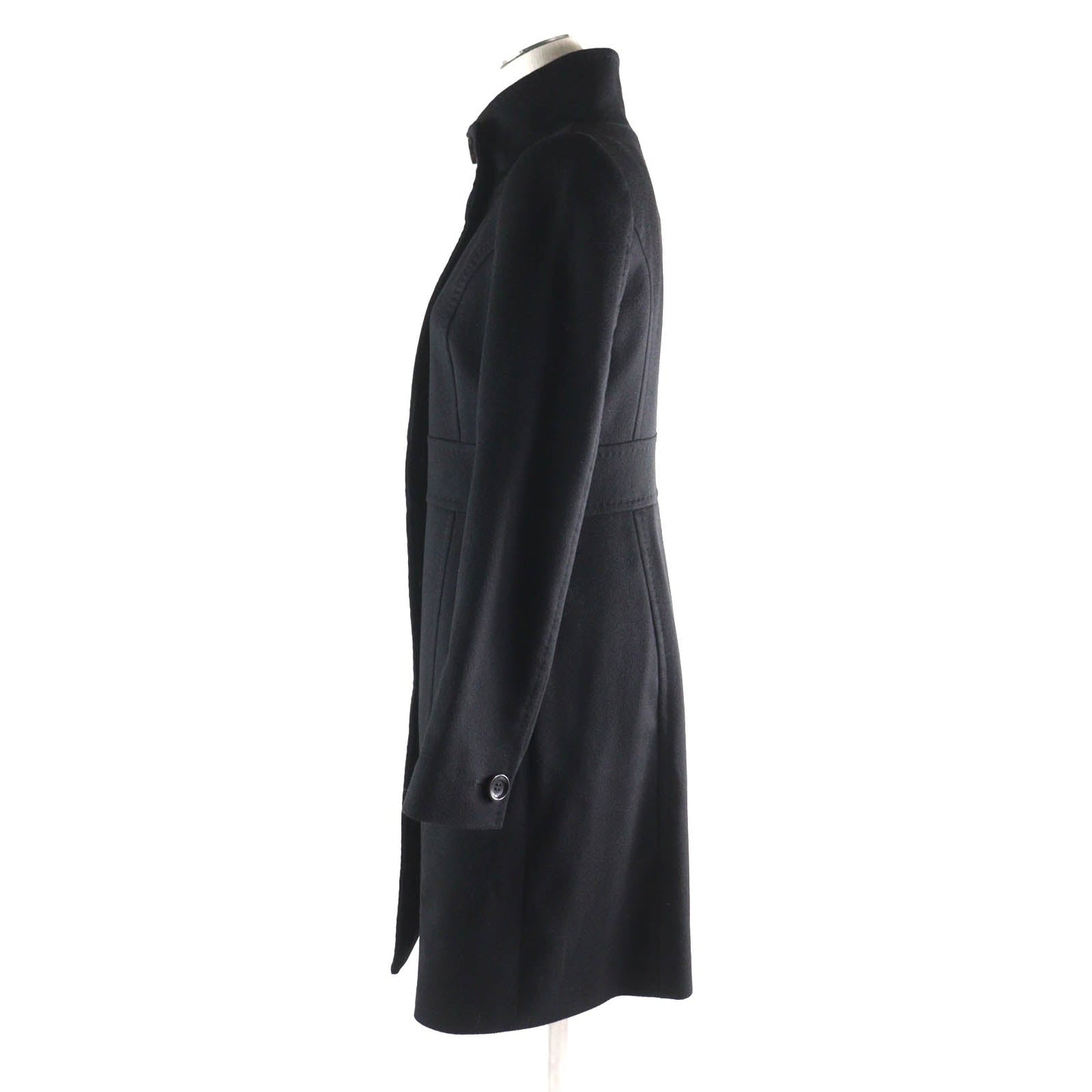 Burberry Cashmere Check Lining Coat Black