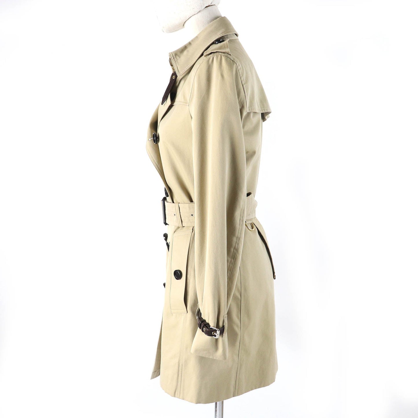 Burberry Cotton Half Trench Coat Women