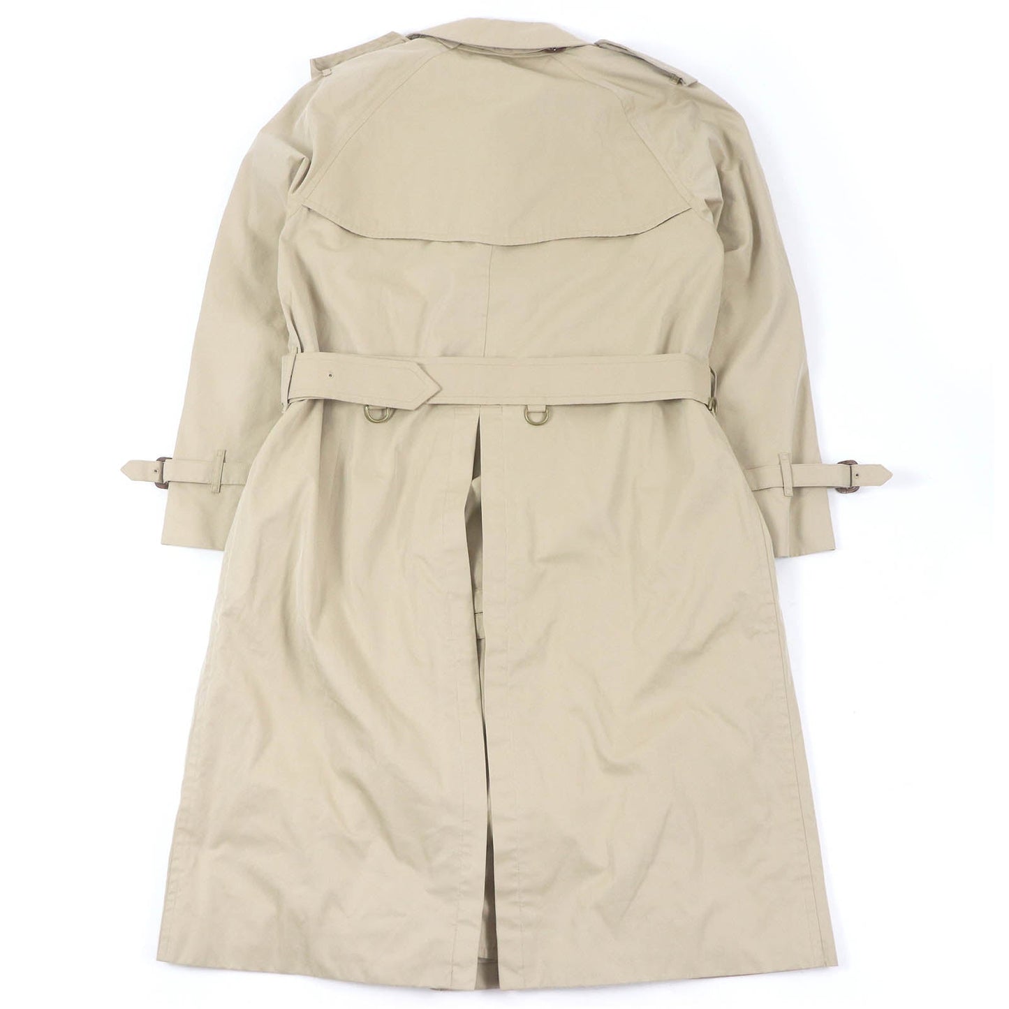 Burberry Vintage Cotton Trench Coat Beige