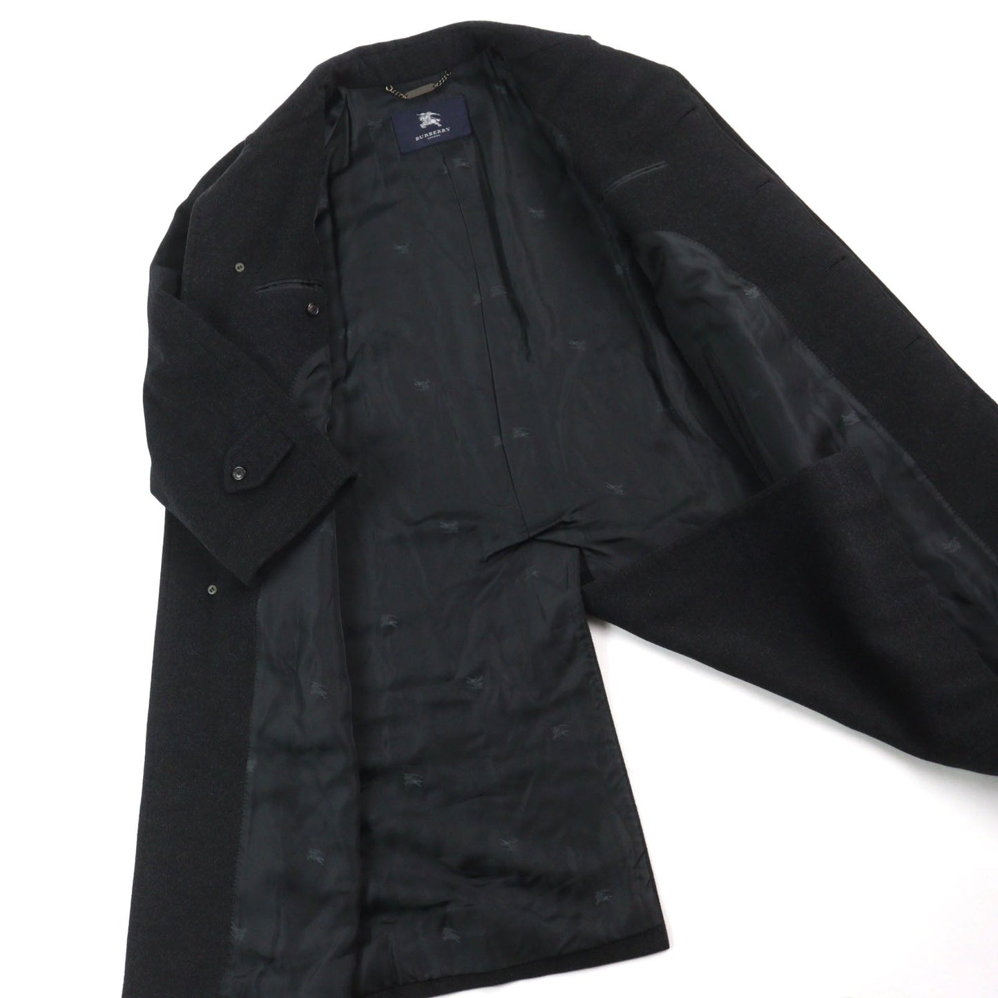Burberry Cashmere Coat Dark Gray