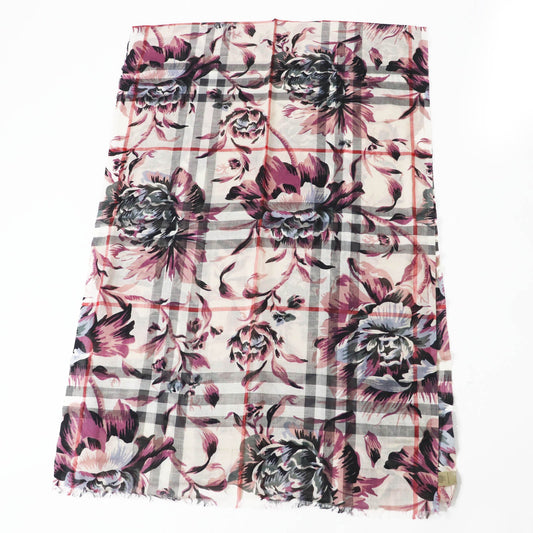 Burberry 4043946 Wool Silk Large Stall