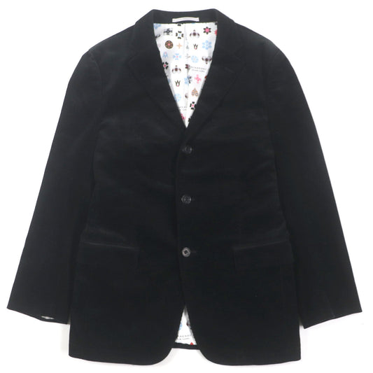 Burberry Wool Polyurethane Single Jacket Black L