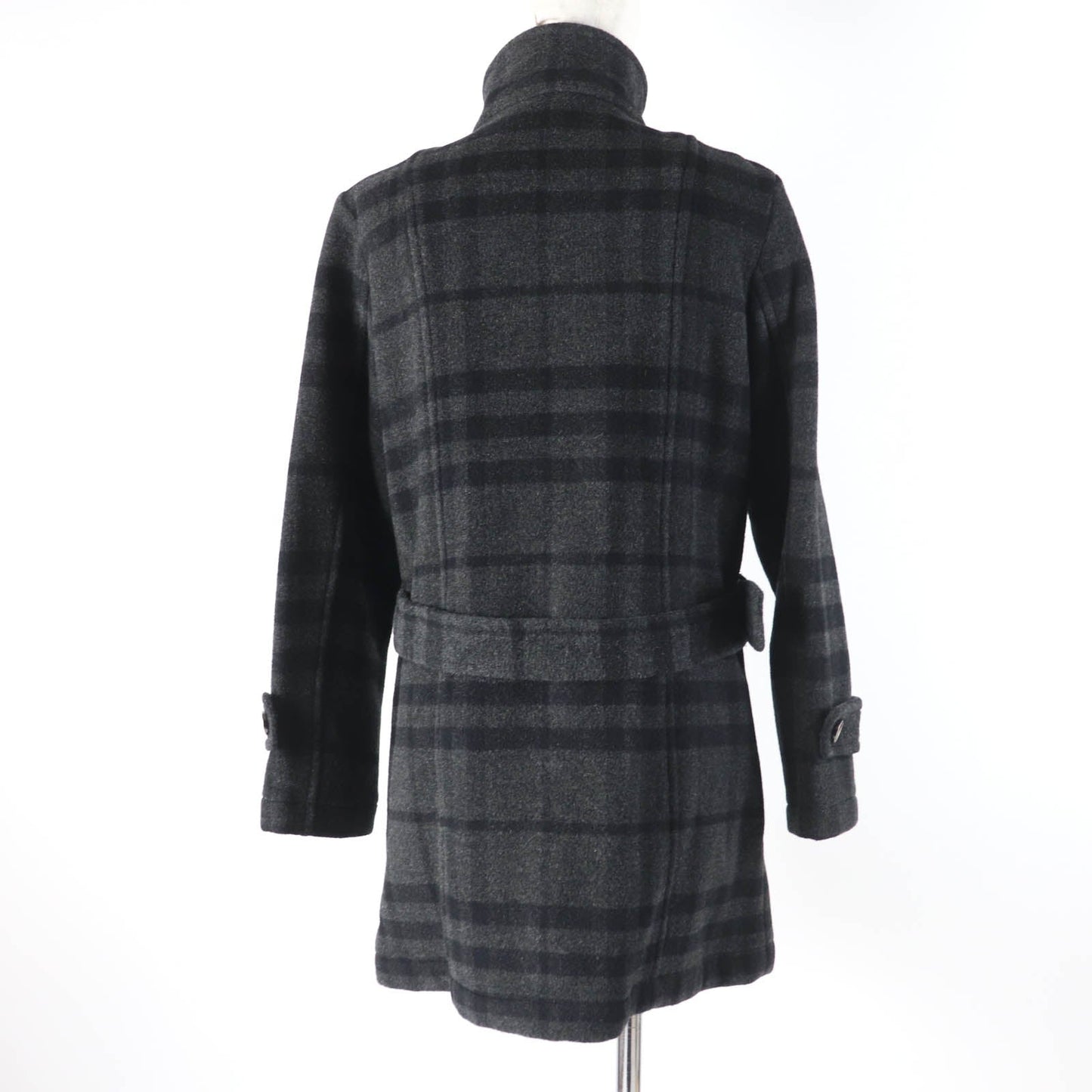 Burberry Wool Cashmere Check Chester Coat Women