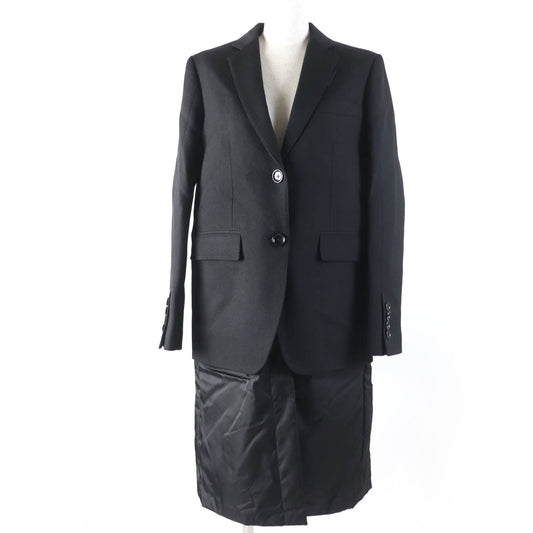 Burberry Virgin Wool Silk Long Coat