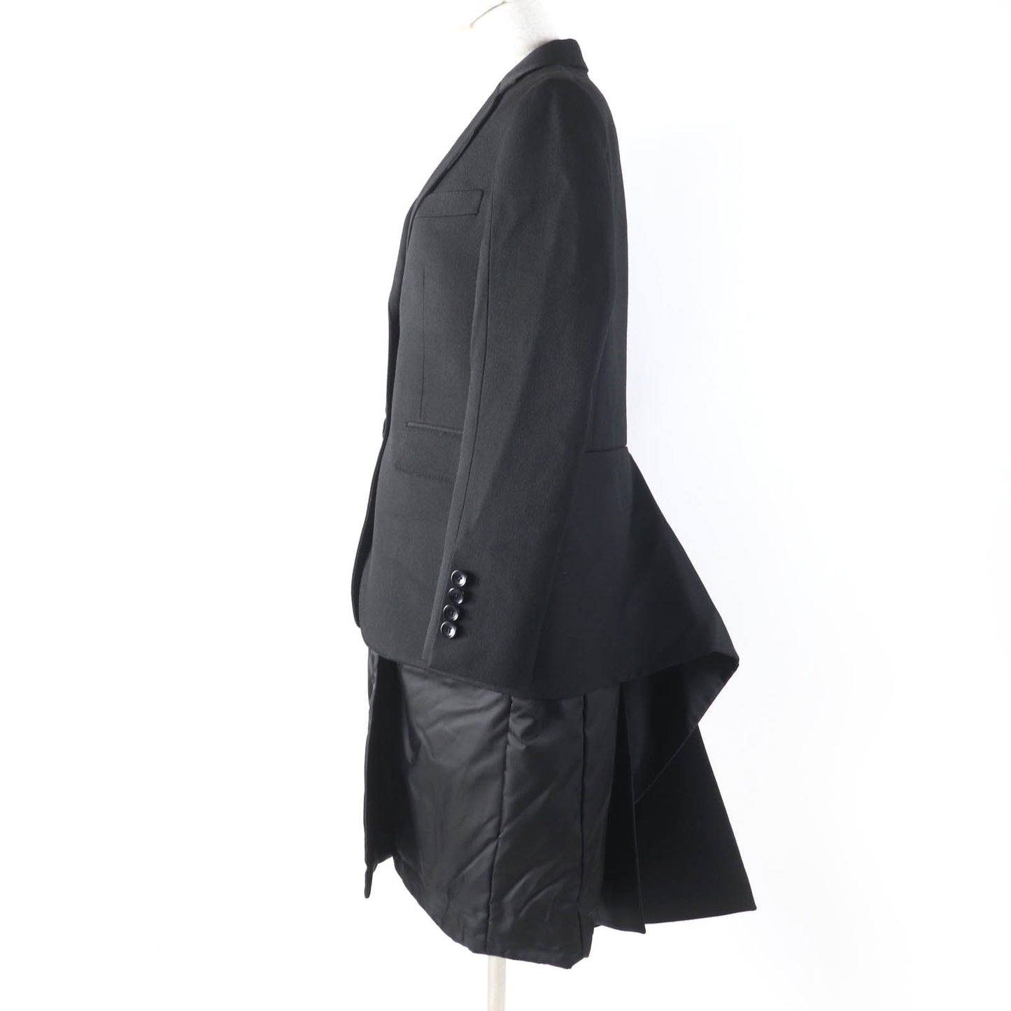 Burberry Virgin Wool Silk Long Coat