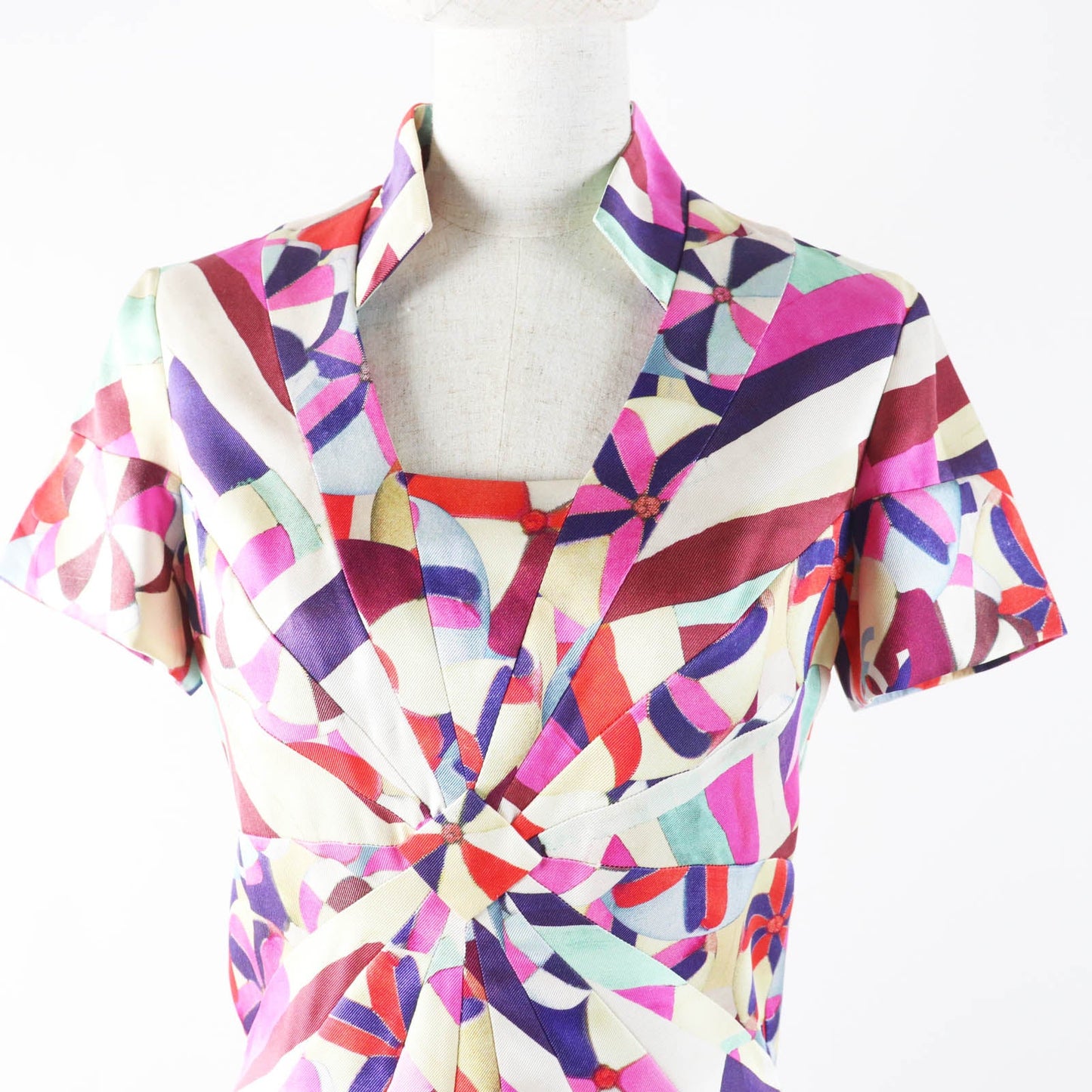 Chanel COCO Mark Pattern Silk One Piece