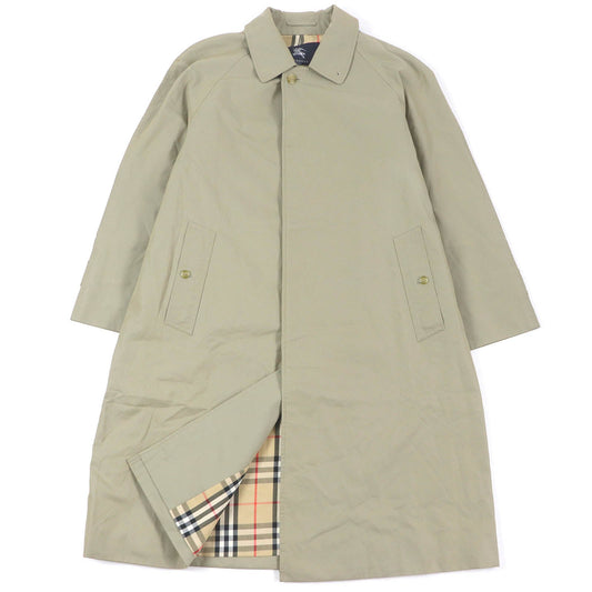 Burberry Cotton Nova Check Fly Front Coat