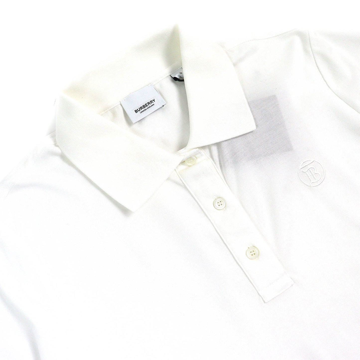 Burberry TB logo embroidery Cotton Polo Shirt
