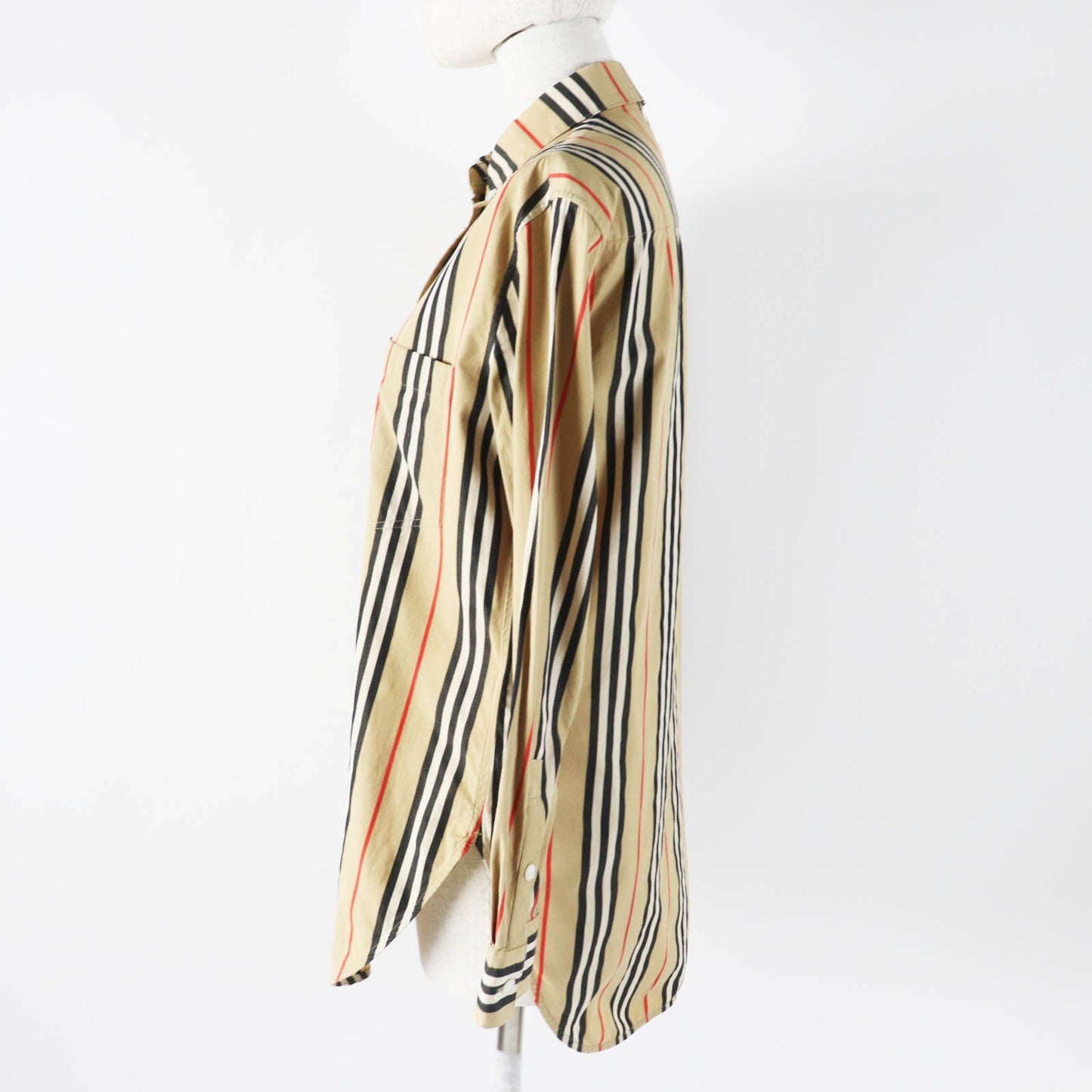 Burberry Icon stripe Cotton Long Sleeve Shirt