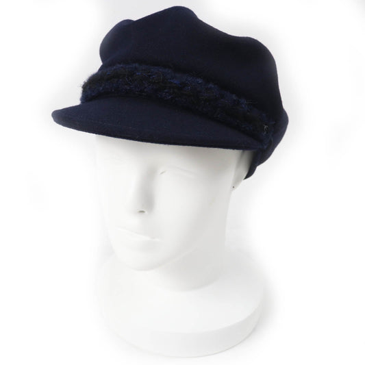 Chanel 19V Tweed Wool Cotton Casquette