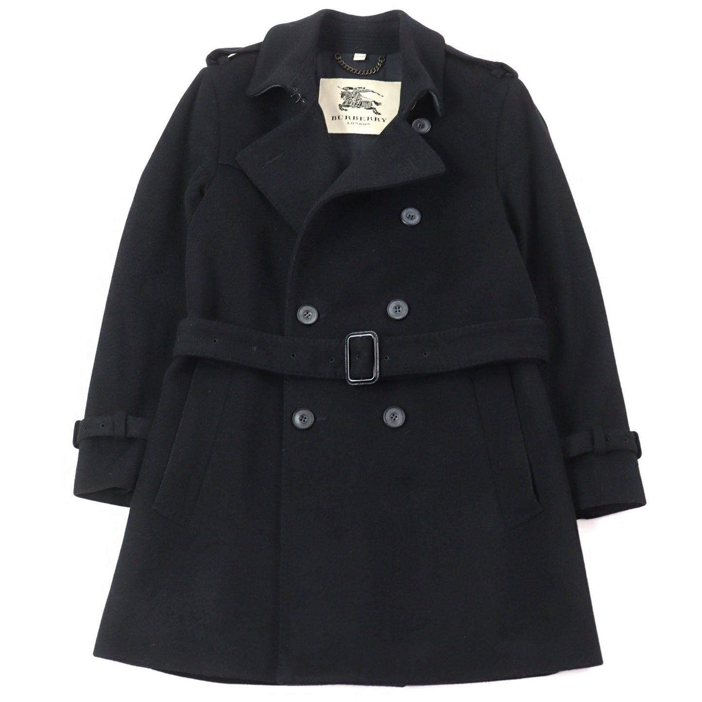 Burberry London Virgin wool cashmere trench coat