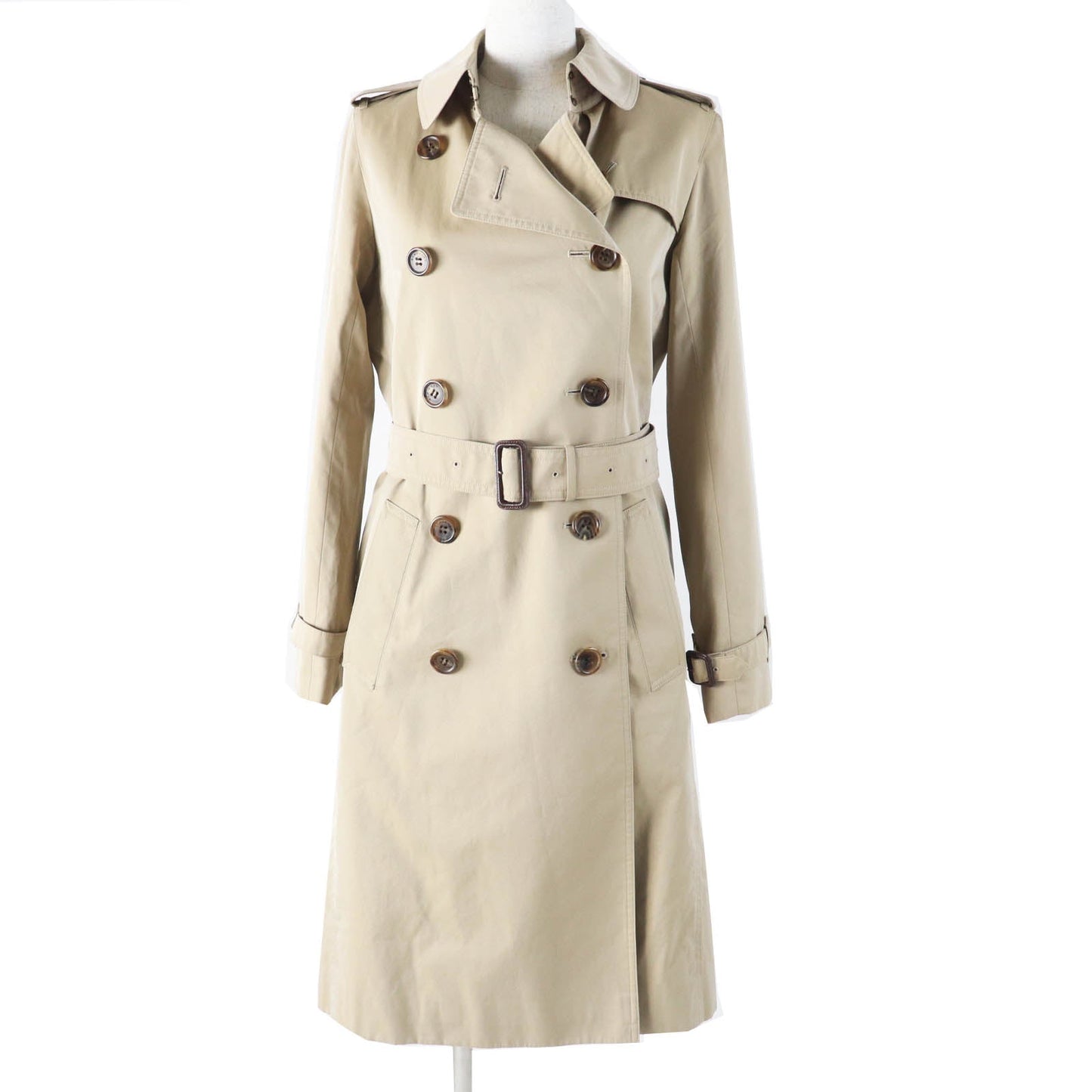 Burberry London Trench Coat Cotton Cowhide Wool Liner Trench Coat
