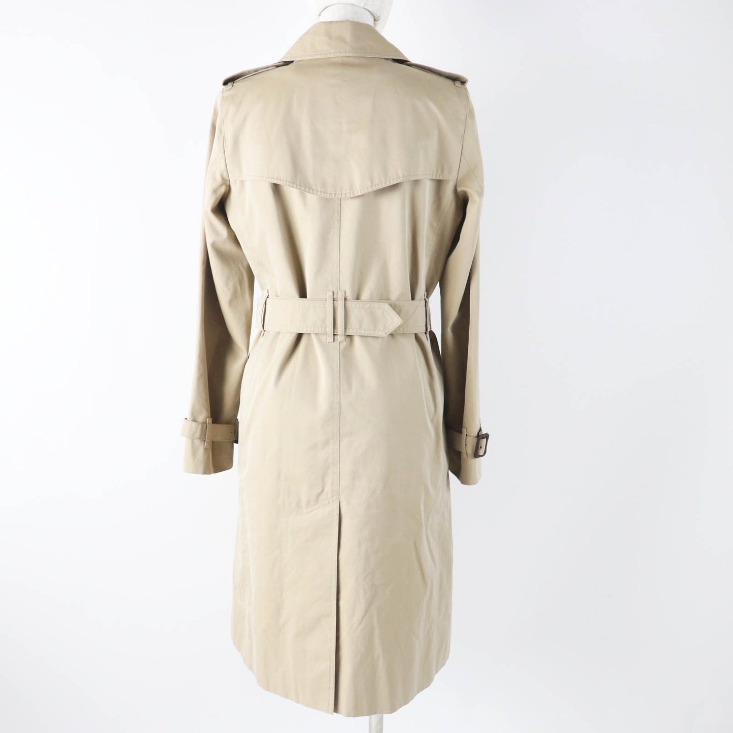 Burberry London Trench Coat Cotton Cowhide Wool Liner Trench Coat