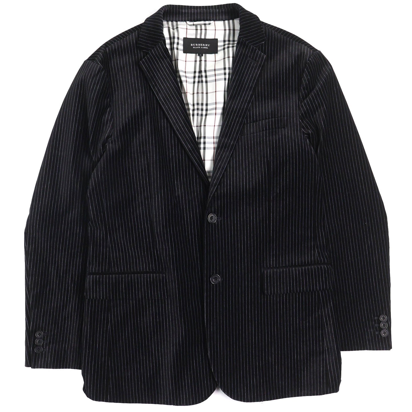 Burberry Black Label Cotton Rayon Tailored Jacket
