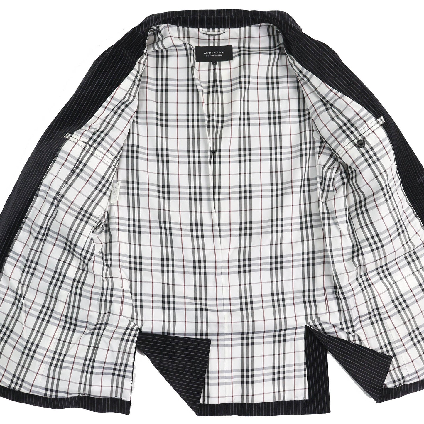Burberry Black Label Cotton Rayon Tailored Jacket