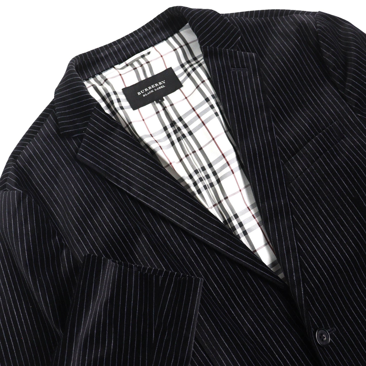 Burberry Black Label Cotton Rayon Tailored Jacket