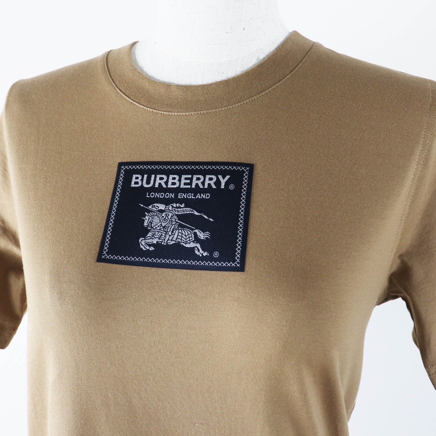 Burberry Logo patch Cotton Short Sleeve T-shirt