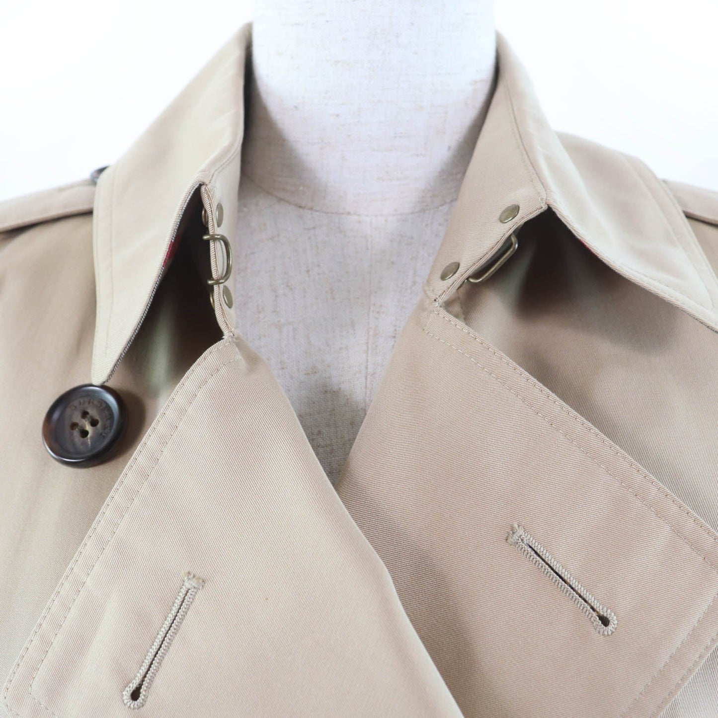 Burberry London Trench Coat Cotton Wool Liner Coat