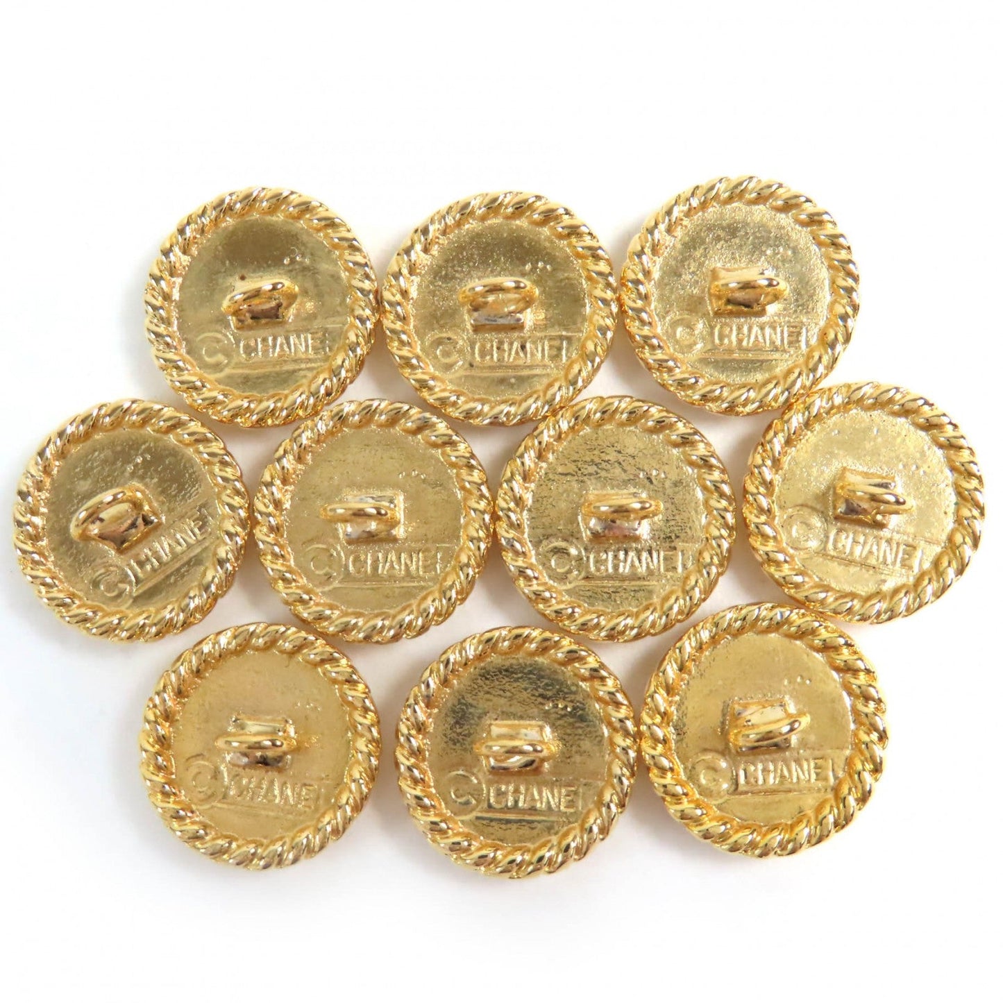 Chanel Four-leaf Clover Button Accessories Set