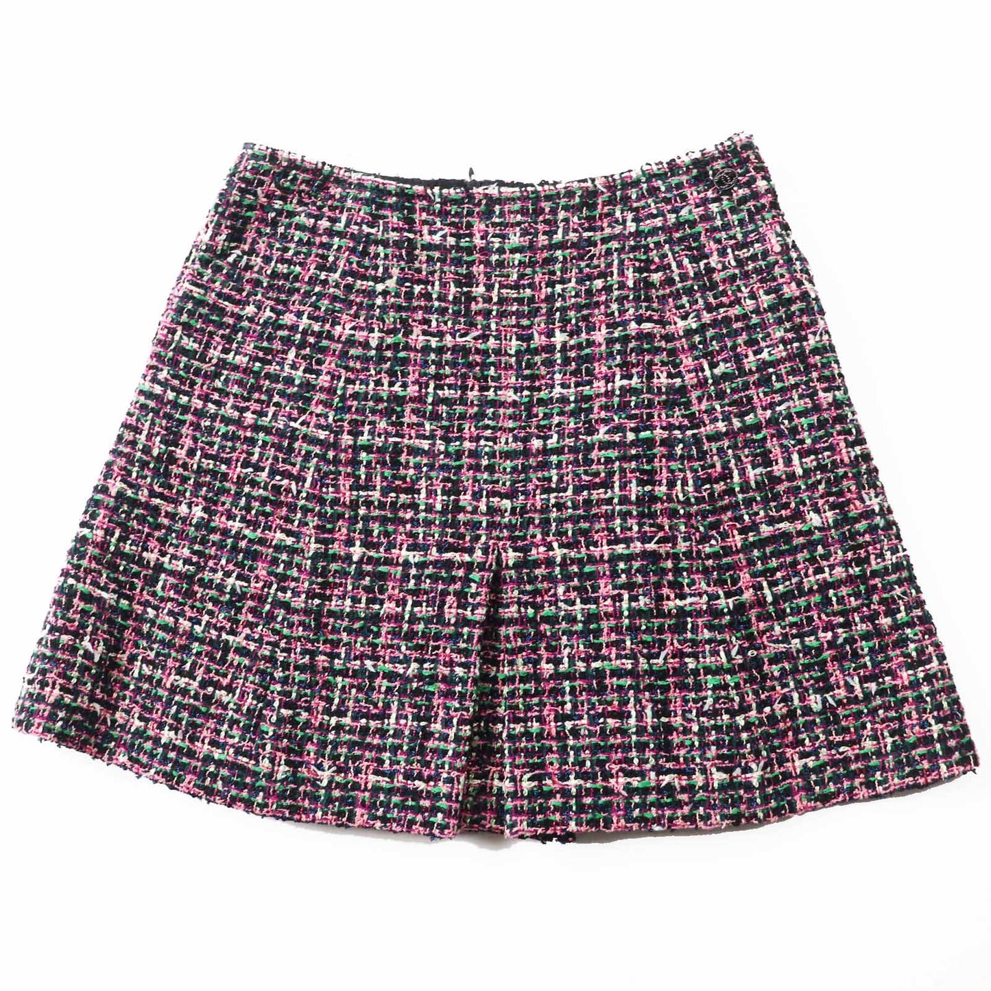 Chanel COCO Mark Mixed Tweed Skirt Mixed Tweed Skirt