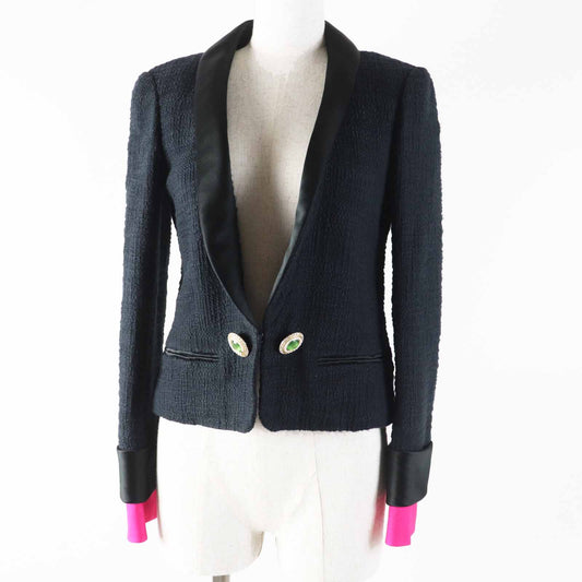Chanel Gripoa button cotton silk jacket