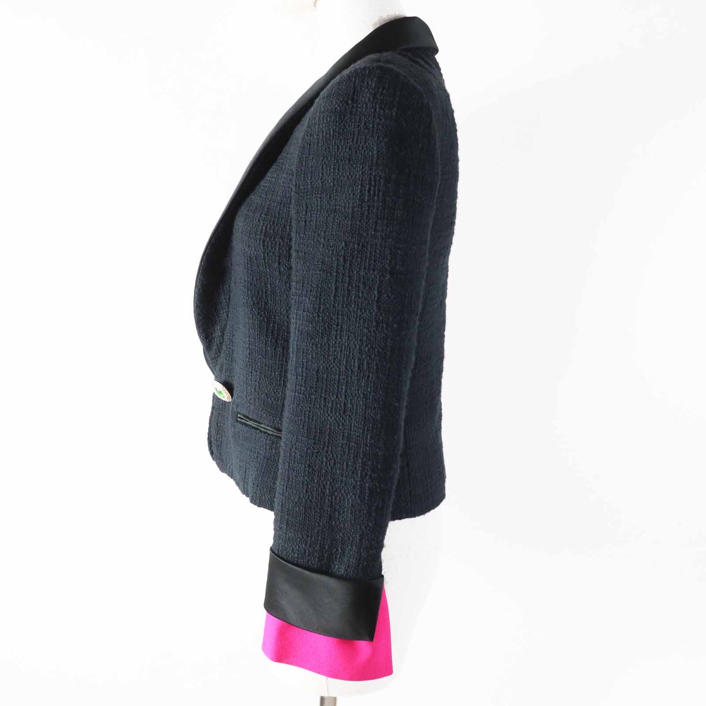 Chanel Gripoa button cotton silk jacket