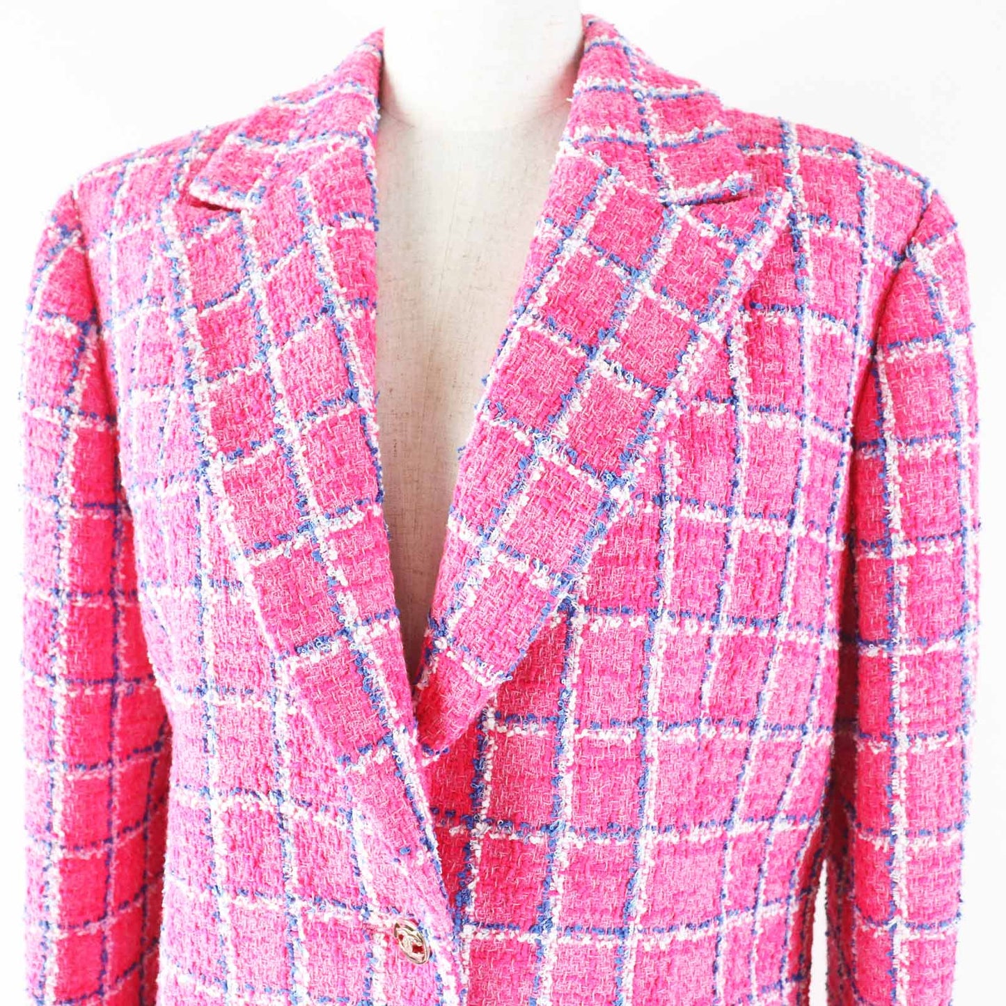 Chanel COCO Mark Jewel Button Tweed Cotton Polyamide Jacket