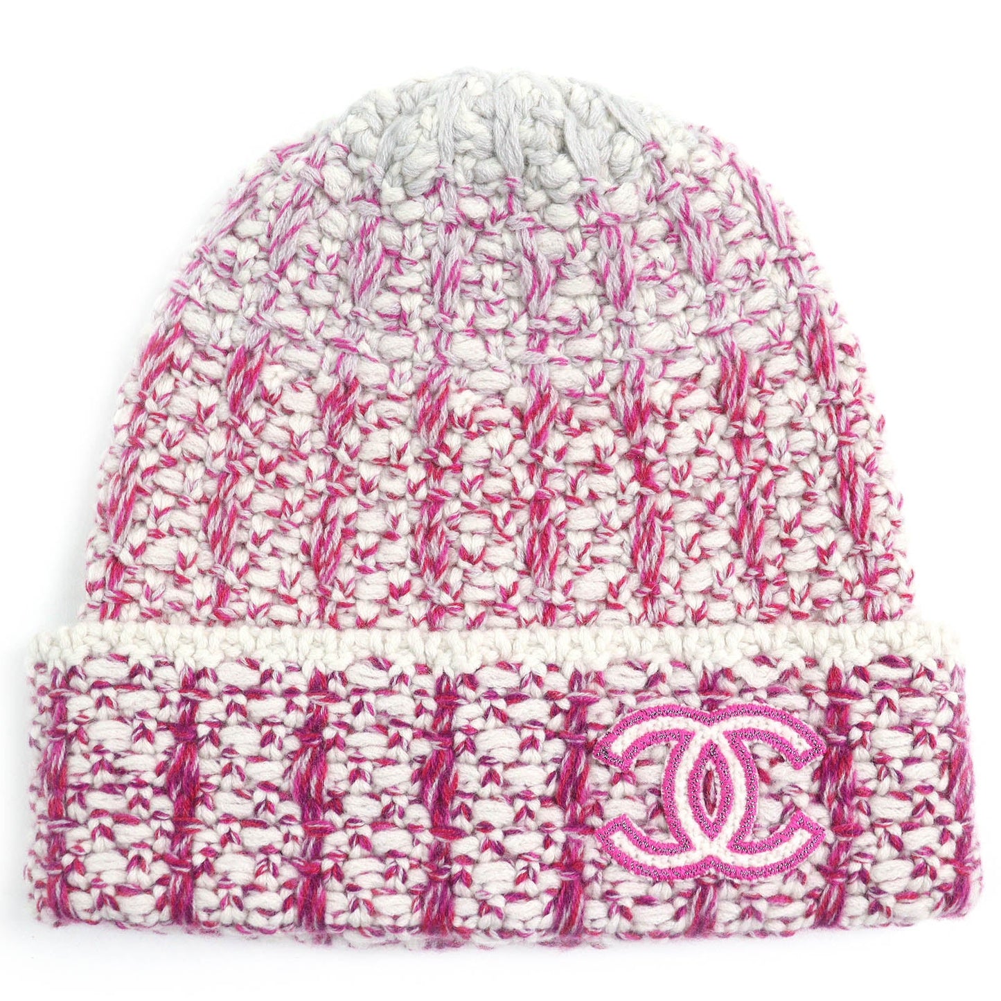 Chanel COCO Mark Cashmere Knit Cap