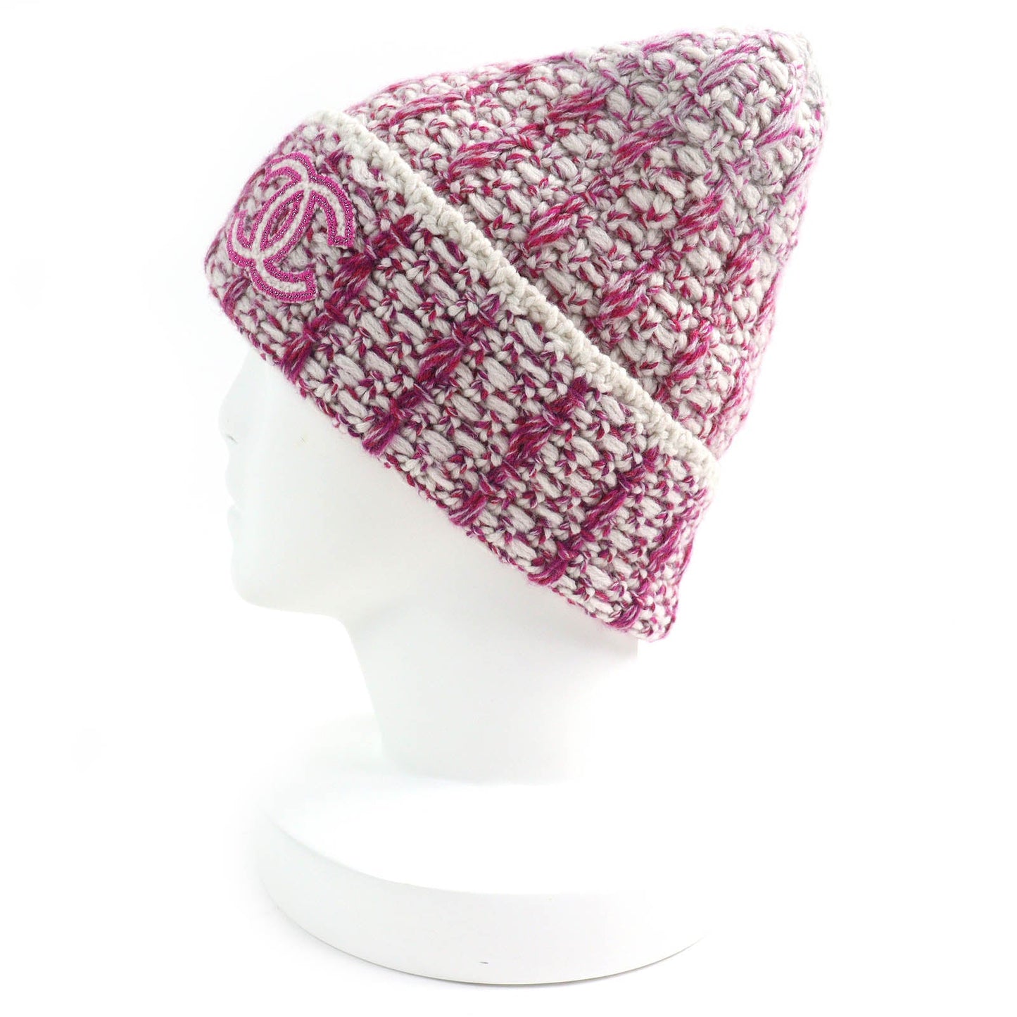 Chanel COCO Mark Cashmere Knit Cap