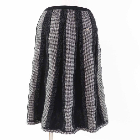 Chanel COCOMark plate Wool Skirt