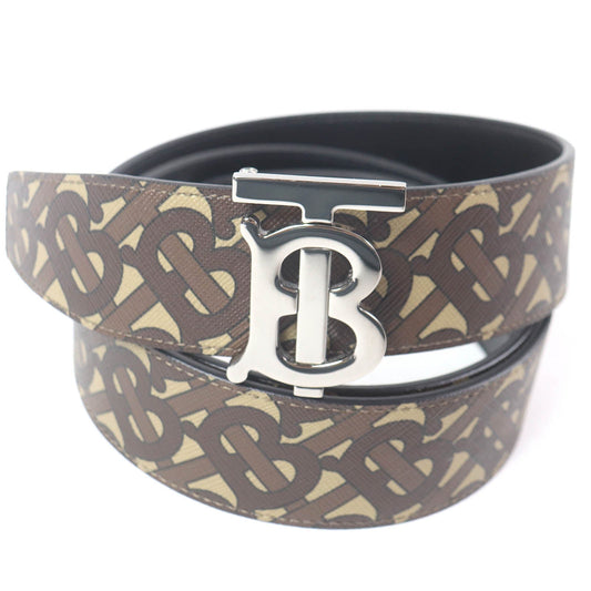 Burberry TB Monogram Leather Belt