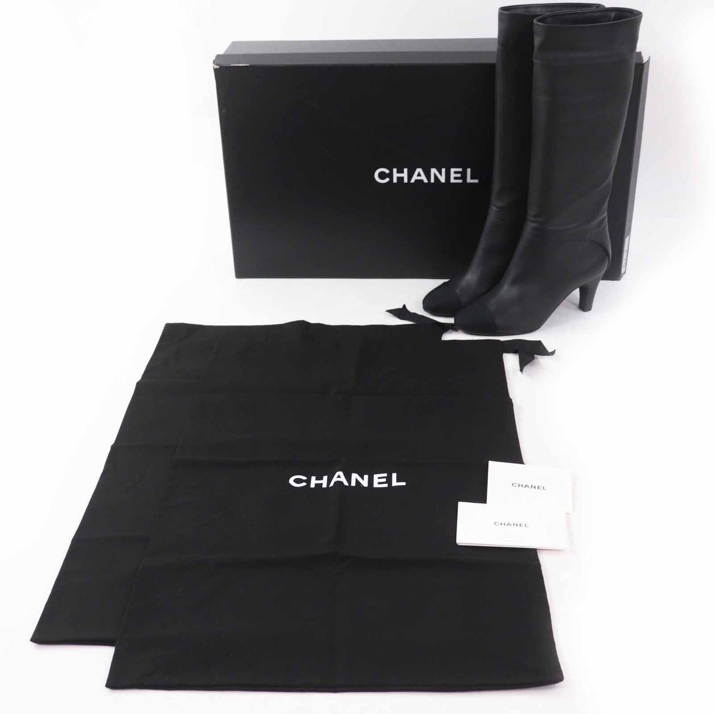 Chanel COCO Mark Leather Boots