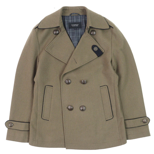 Burberry Black Label Double breasted Wool Nylon Jacket