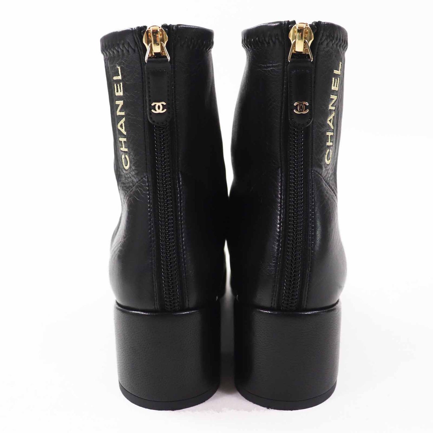 Chanel COCO Mark Leather Boots