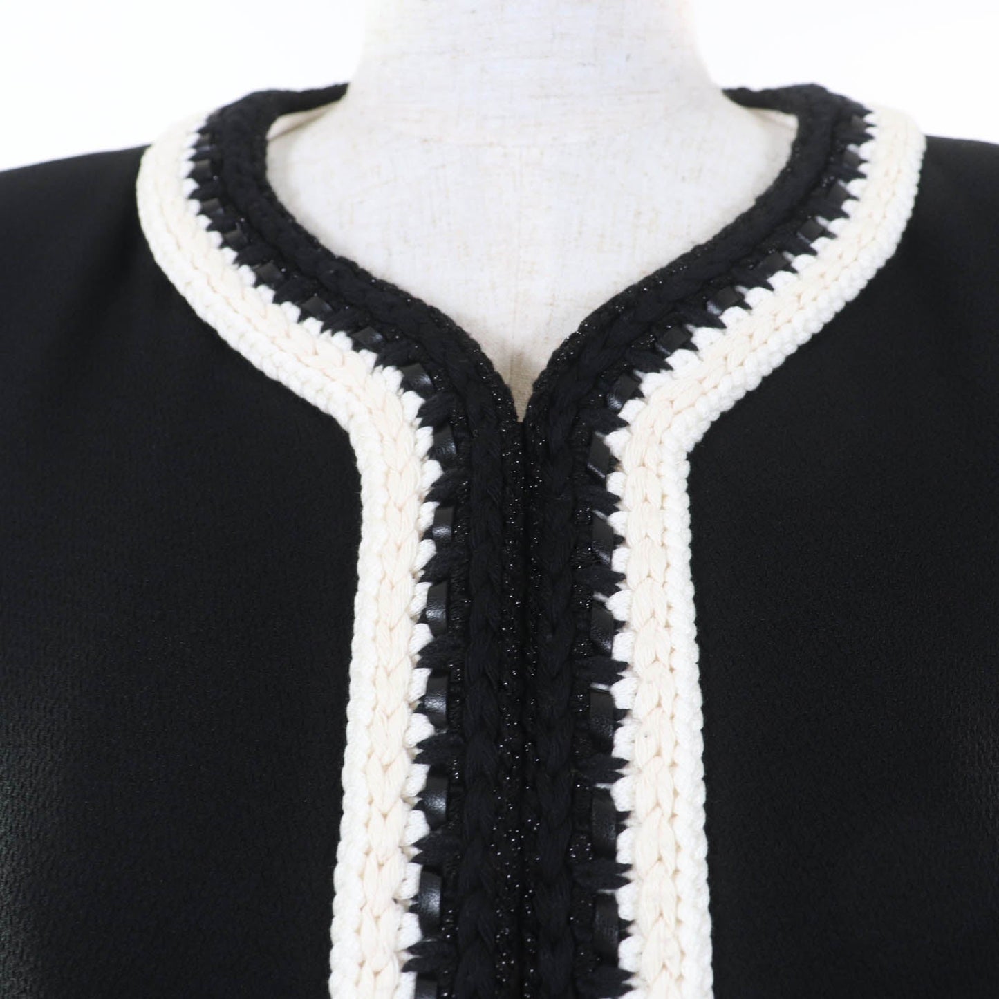 Chanel COCO Mark Button Silk Jacket