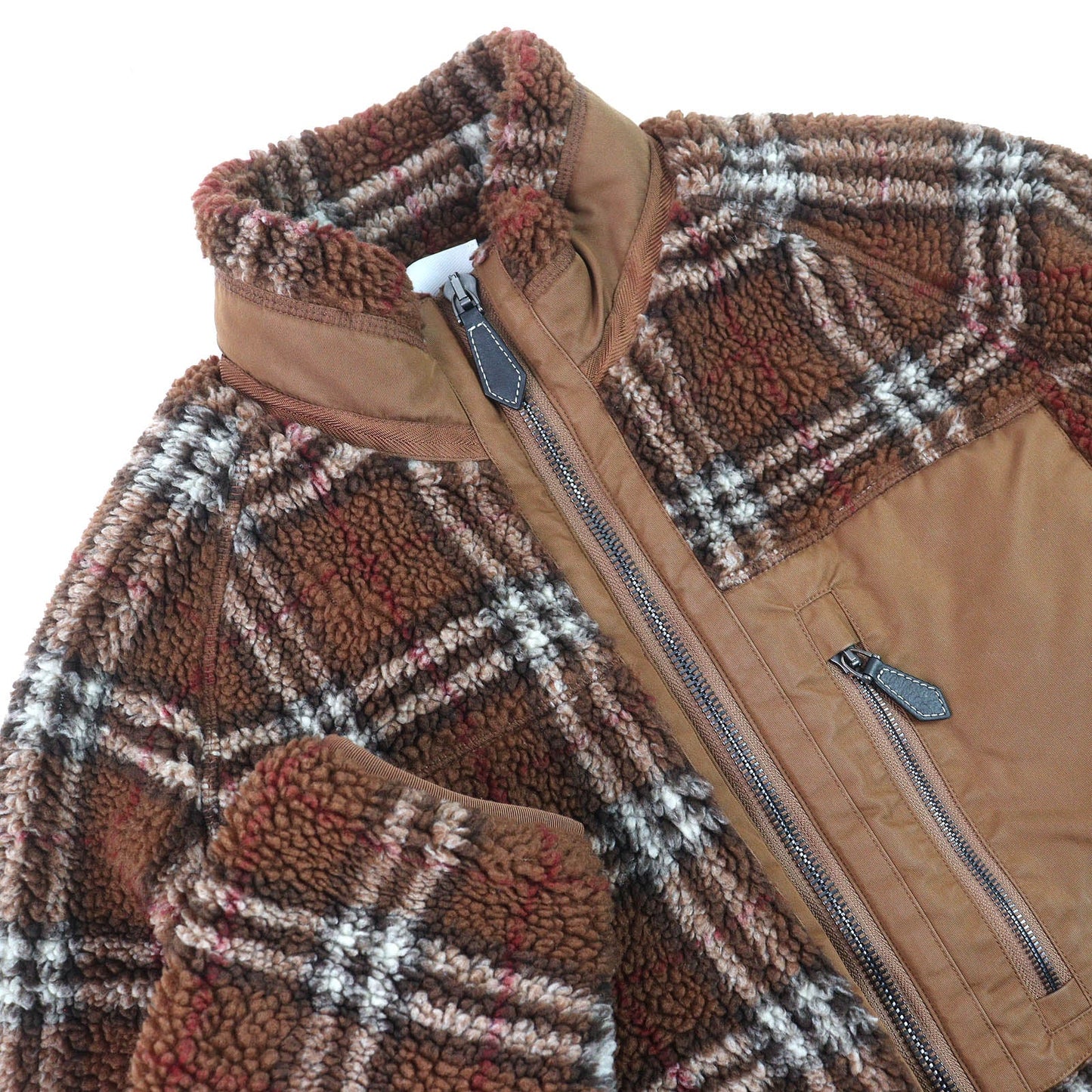 Burberry Nova Check Pattern Acrylic Jacket