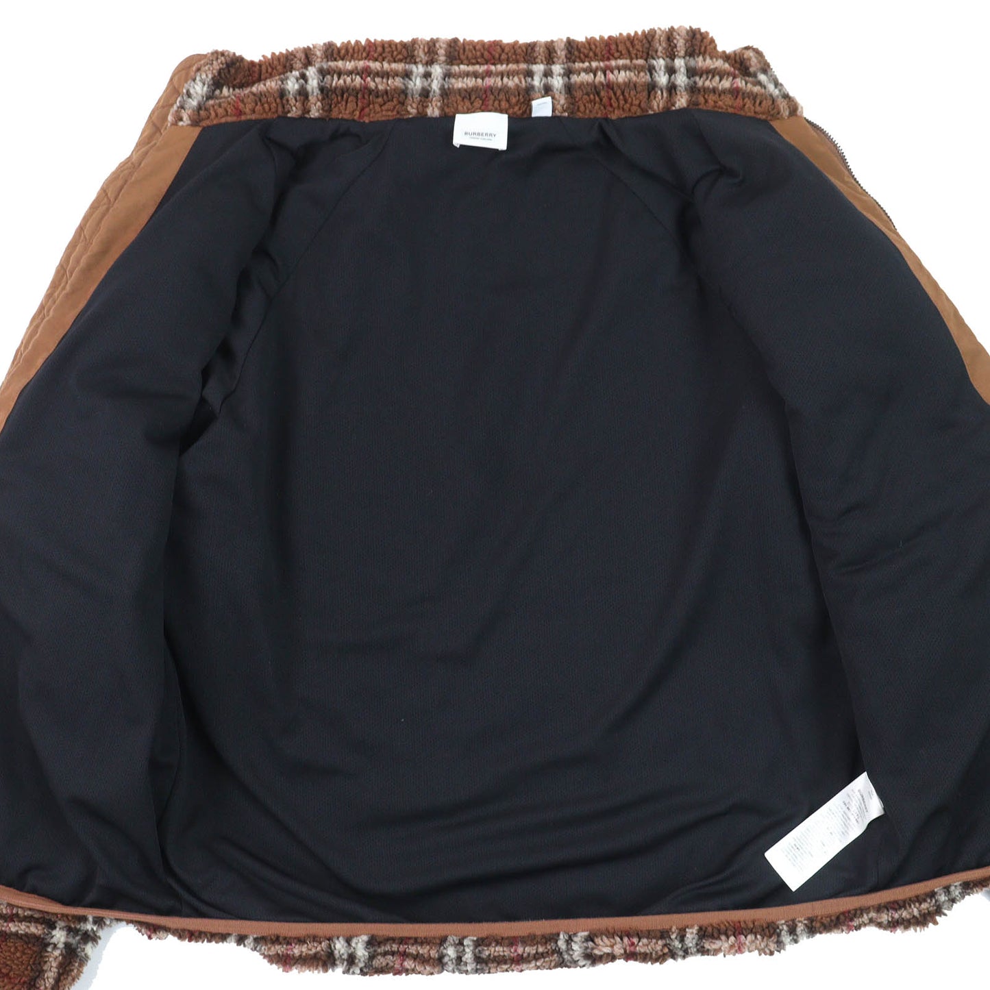 Burberry Nova Check Pattern Acrylic Jacket
