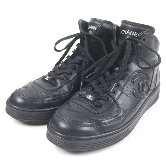 Chanel COCO Mark Leather Sneakers