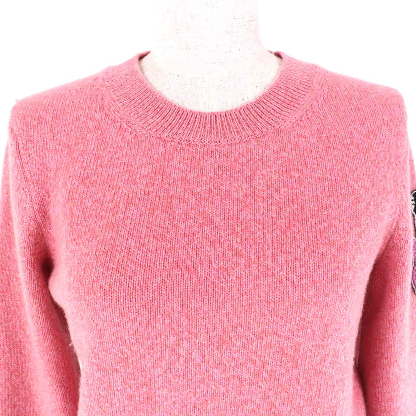 Chanel COCO Mark Guitar Patch Cashmere Knit Sweater