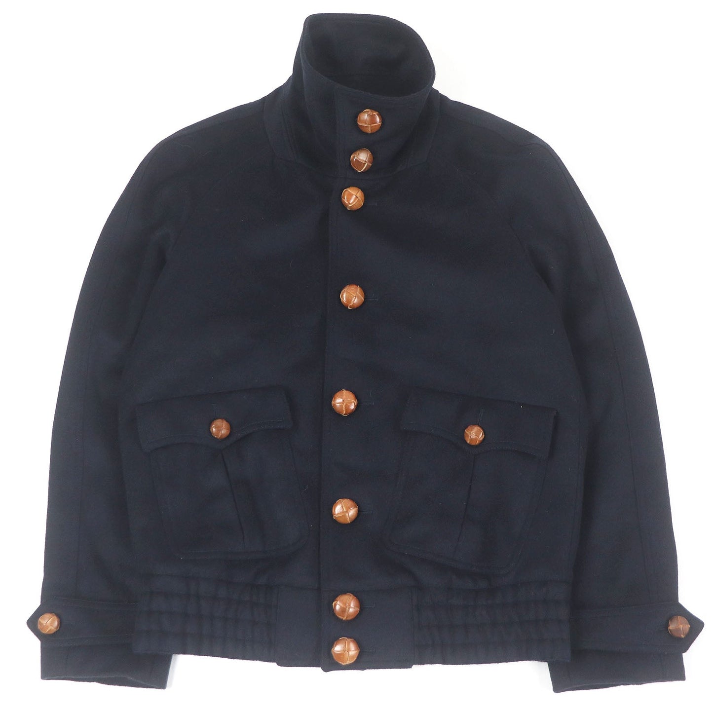 Burberry Blouson Cashmere Blend Wool Blouson