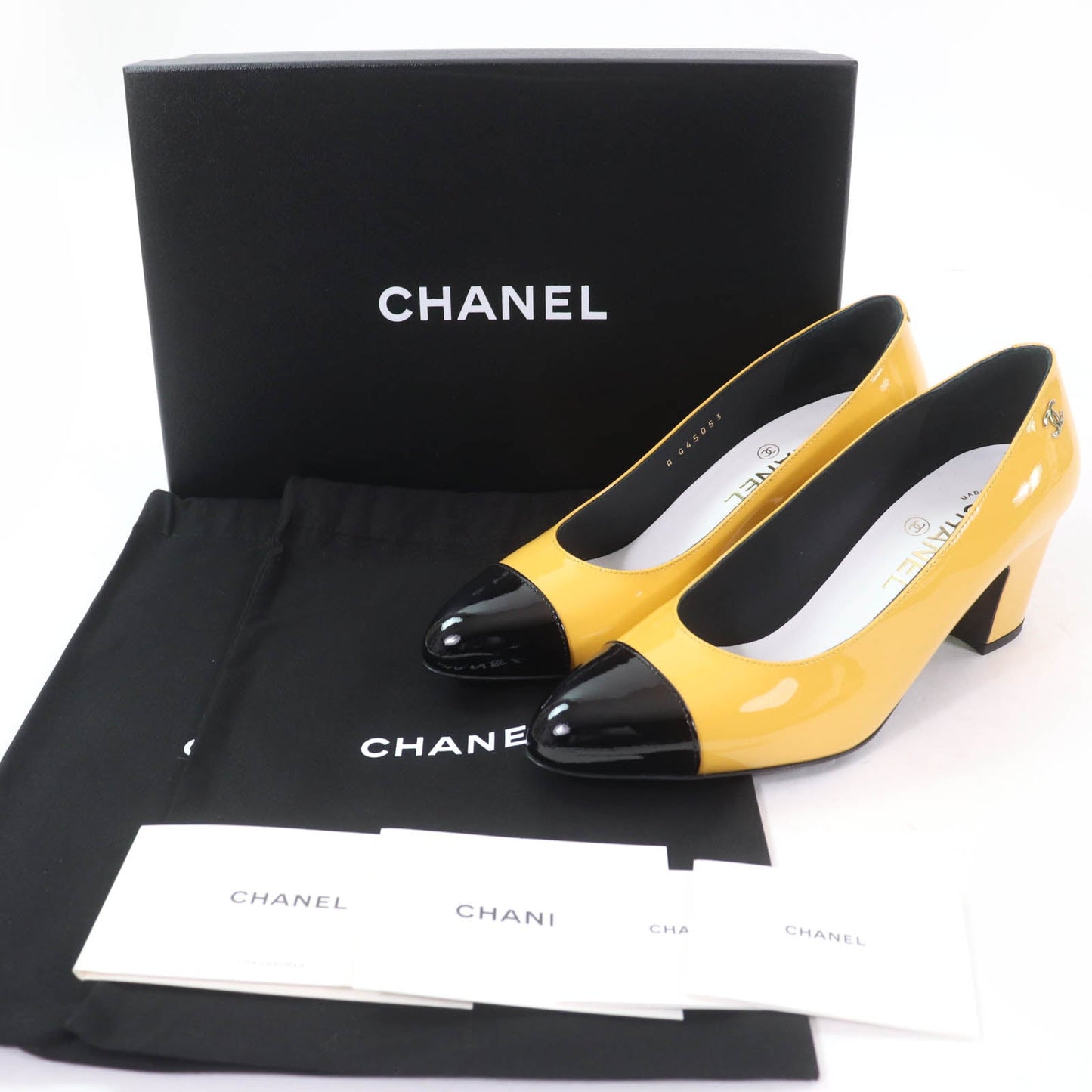 Chanel COCO Mark Patent Leather Pumps